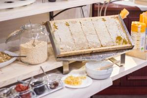 Best western modena district breakfast with fresh honey