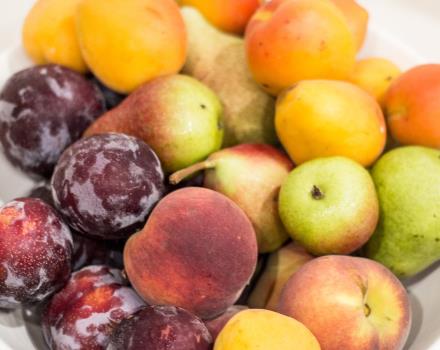 Breakfast with fresh fruits