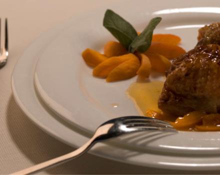 a unique dish of the menu of restaurant Osteria Emilia at the Best Western Hotel Modena District