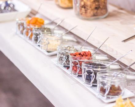 Best western modena district breakfast with dried fruits and seeds