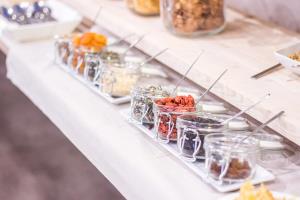 Best western modena district breakfast with dried fruits and seeds