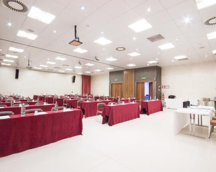 Lamborghini meeting room, the biggest in the hotel