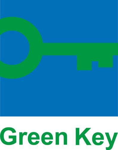 nell'immagine il logo della certificazione Green Key, per la sostenibilità.